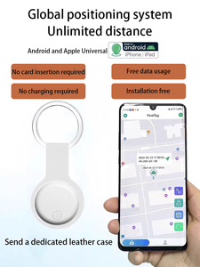 智能迷你全球定位系统跟踪器，适用于iOS和安卓历史跟踪查询蓝牙防丢设备，适用于宠物和贵重物品
