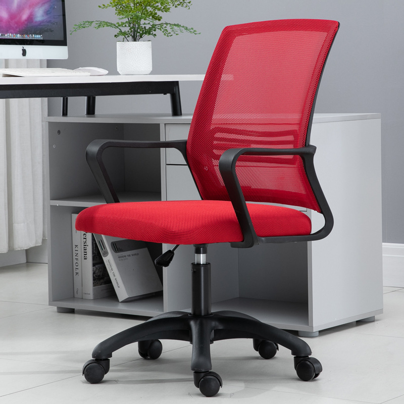 Black frame with red mesh, roller version