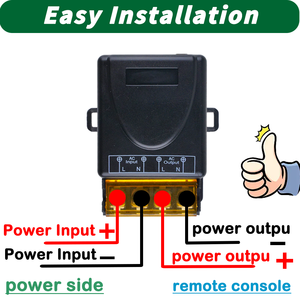 高品質1CH AC/DCワイヤレスリモコンスイッチキット433.92mhzモーターリモコンキット用周波数 - Product Image 6