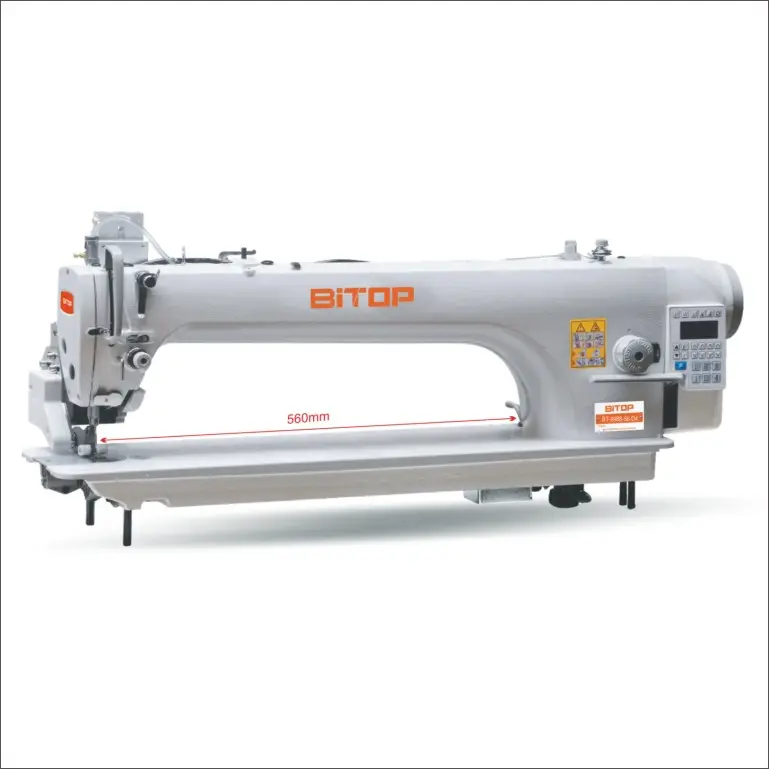 Bitop agulha tripla BT-9988-56P-D4, braço longo, composto da movimentação direta, feed lockstitch, máquina de costura industrial, fabricante de preços