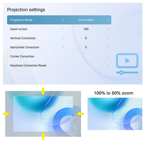 Everycom HQ9 Smart Android 9.0 5G Wifi Hd Lcd Proyector Support 4k Video Manual Focus Full HD Projector Home Theater Projector - Product Image 4