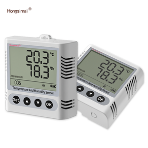Transmisor de temperatura y humedad tipo pared RS485 Pantalla LCD digital Sensor de temperatura y humedad de invernadero - Product Image 3