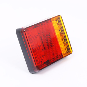 20W 12V 24V 80V卸売ベスト交換ストップテールターンランプバー表面実装スクエアLedボートトレーラーテールライト - Product Image 1