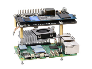 PoE M.2 HAT (B) Waves hare mit PoE-Funktion (B) Für Raspberry Pi 5 unterstützt das NVMe-Protokoll M.2 Solid State Drive High-Speed - Product Image 6