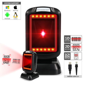 GT-9208 Desktop Scanner Supermarket to Bar <strong>Code</strong> Reader 1D 2D QR Pay Inventory Scanner Barcode <strong>Scanning</strong> - Product Image 1