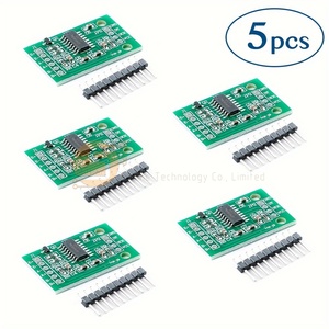 5個HX711ロードセルアンプ24ビットADCブレイクアウトボードデュアルチャネル計量センサーArduino Raspberry Pi用 - Product Image 1