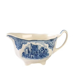 Pot à lait bleu