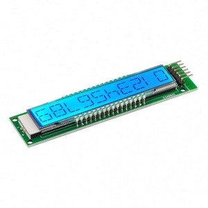 LCD-Modul Blauer Bildschirm 10-Bit-16-Segment-LCD-Anzeigemodul Panel DM8BA10 DC 5V TM1622 Chip - Product Image 3