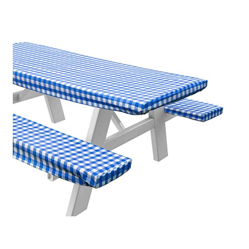 Azul y a cuadros