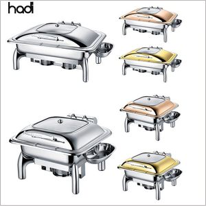 <span class=keywords><strong>HADI</strong></span> kraliyet 9L paslanmaz çelik reşo Set hidrolik büfe yemek ısıtıcısı otel restoran gaz güç kaynağı
