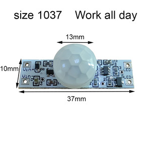 Sensor de movimiento PIR de 5V, 12V, 24V, Detector de movimiento de CC, temporizador activado, interruptor automático de encendido y APAGADO para tira LED, interruptor de Sensor de movimiento PIR - Product Image 3