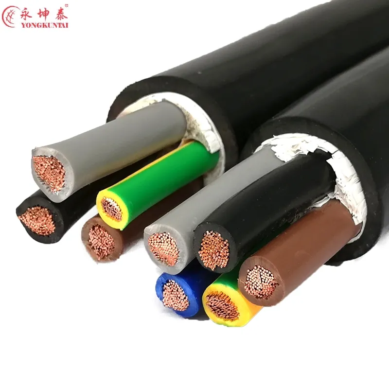 Cable eléctrico Flexible de múltiples núcleos IEC 53 (H05VV), Cable de alimentación aislado de PVC, Cable doméstico de 3, 4 y 5 núcleos, 227