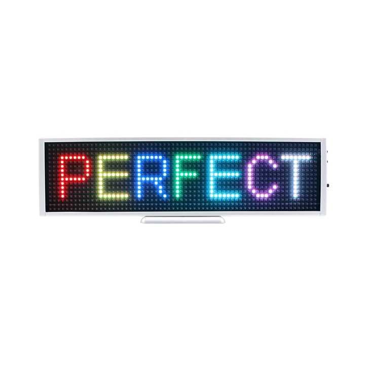 Panel Display LED Mini lari iklan ponsel pintar papan tanda led putar teks untuk jendela dalam ruangan dinding toko Bank mobil