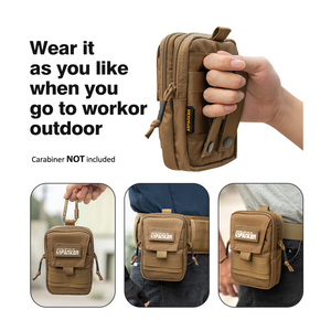 5.5-6.2&quot; Mobile Cell Phone Tactical MOLLE Waist Bag Tool <strong>Pouch</strong> - Product Image 5