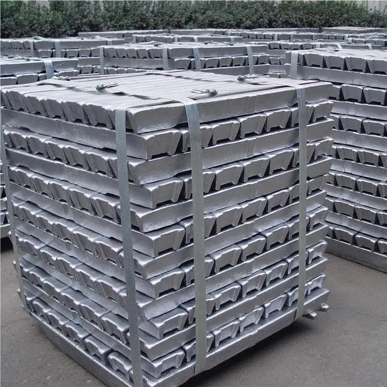 Großhandel A7 Aluminium-Ingots 99,9% A8 99,85% Herstellung von Blechspulen Aluminium-Stahl-Ingot
