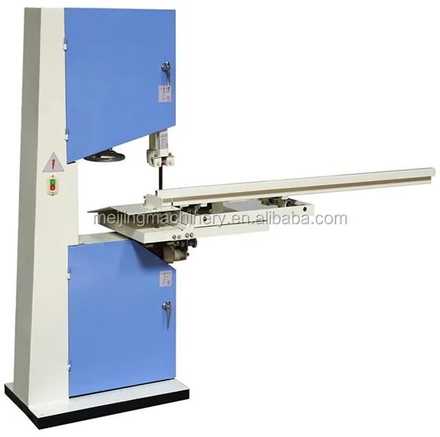 Energy Saving Manual movable plate facial tissue / toilet paper band saw cutting machine