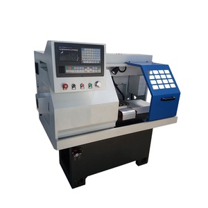 CNCミニ旋盤小型CNC旋盤バーフィーダー付き中国製 - Product Image 1