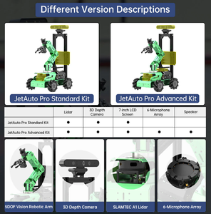 ROS Robot auto alimentato da Jetson Nano SLAM sviluppo e configurazione diversificata braccio Robot di visione ad alte prestazioni - Product Image 4
