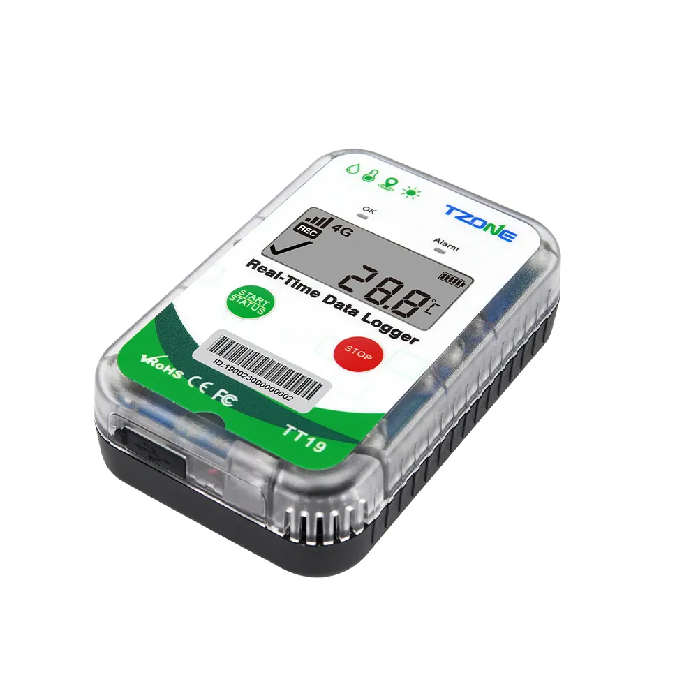 Registrador de datos de temperatura y humedad de dispositivos IoT multimodales en tiempo real