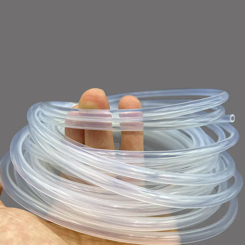 chemical resistance engineering plastic manufacturer FEP soft tubing transparent Non-adhesive medical grade FEP hose pipe
