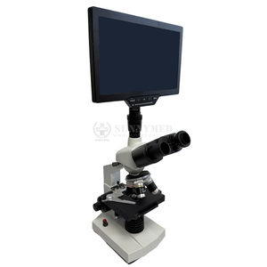 Microscopio biológico LCD de 9,7 pulgadas para estudiantes de medicina binocular, microscopio Digital para laboratorio de Hospital - Product Image 3
