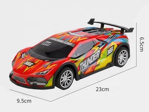 <strong>LED</strong> Lights <strong>RC</strong> Drift Racing Car High Speed Remote Control Vehicle with Flexible Steering Long Lasting Battery for Kids - Product Image 6