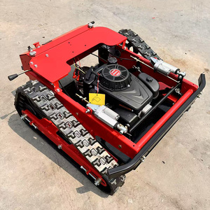 Tondeuse à gazon tout-terrain intelligente télécommandée approuvée CE EPA Tondeuse <span class=keywords><strong>robot</strong></span> industrielle sans fil à 4 temps Chenilles agricoles en caoutchouc - Product Image 4