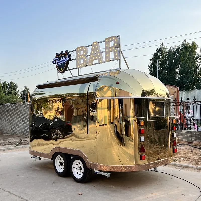 Camión de comida móvil de fábrica de cocina de camping de EE. UU. a la venta