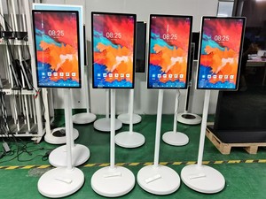 Veto 24 Inch Di Động Màn Hình Thông Minh Trên Bánh Xe 1080P Tương Tác <span class=keywords><strong>Android</strong></span> OS Hỗ Trợ Google Cửa Hàng Không Dây Di Động - Product Image 4