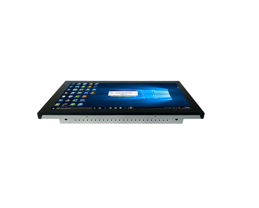 Industriële 15.6 Inch Flat Panel Capacitieve Touchscreen Computer Met Breedbeeld Multi-touch Usb Display Pc