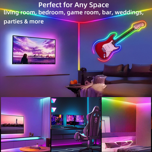 12V 24V WS2811 piksel akıllı Led şerit 60/72/84/96LEDs/m APP uzaktan kumanda esnek SMD 5050 RGB Led şerit işık oyun odası için - Product Image 5