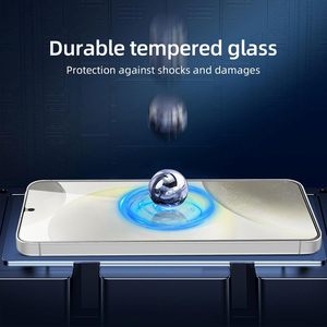 2.5D chống xước bong bóng miễn phí vân tay mở khóa 9H Tempered Glass điện thoại di động bảo vệ màn hình cho <span class=keywords><strong>Samsung</strong></span> Galaxy S25 cộng với - Product Image 6