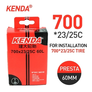 KENDA אופניים אופני צינור פנימי צמיג 700C 700 * 18-<span class=keywords><strong>23C</strong></span> 700 * 23-25C 700 * 28-32C 700 * 35-43C Presta FV עבור כביש אופני אביזרי מצלמה