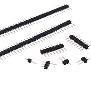 厂家直销单排1-40P引脚USB PCB连接器母插座2.54毫米间距引脚L11.5铜各种 - Product Image 1