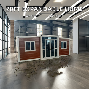20ft sang trọng thép đúc sẵn nhà Container có thể gập lại di động mở rộng nhà di động di động nhà prefab - Product Image 2