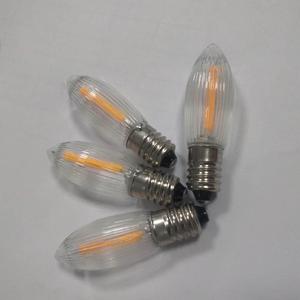 Mini Signal Indicator Light C6 0.2W <strong>E10</strong> <strong>LED</strong> Filament Candle Bulb <strong>12V</strong> 16V 23V 24V 34V 36V 14-55V Bridge Lamp Bulb for Signal Lamp - Product Image 3
