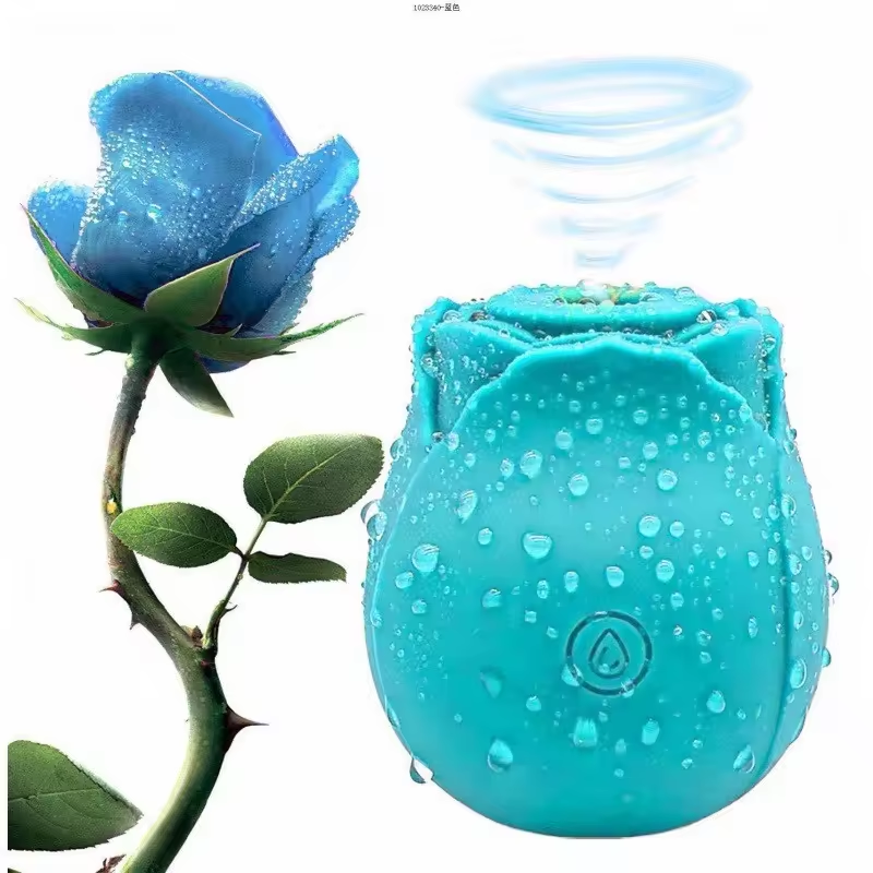 Regular suction rose skyblue