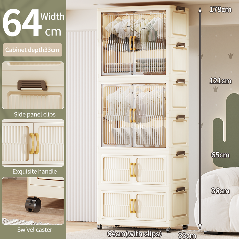 64 larghezza-2 armadio-2 armadio pieghevole