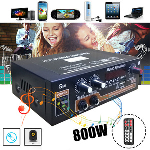 G50 Sound Amplifier BT Digital Audio <strong>Amplify</strong> 2.0 Channel Supports USB TF MIC RCA FM Radio Import AC 110V / 220V - Product Image 2