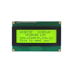 Wisetip On-Demand-LCD-Anzeige bildschirm Benutzer definierte Vc20X4A-Zeichen-LCD-Modul-Anzeigelösung - Product Image 1