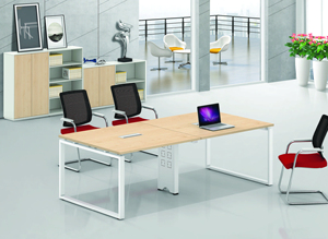 Semplice ufficio postazione di lavoro bocca Font Desk 4 6 persone schermo Computer stand personale ufficio scrivania matrice Workstation - Product Image 6
