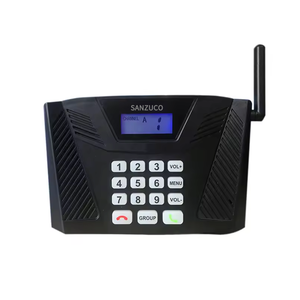 Sistema de intercomunicación inalámbrico fácil de operar, sonido de intercomunicador de hogar y oficina, pantalla LCD grande y clara, comunicación de habitación a habitación - Product Image 1