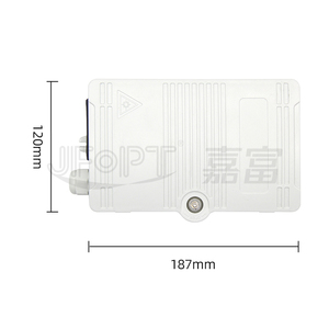 Açık duvar montaj 4 çekirdekli optik dağıtım kutusu IP66 anma PC + ABS 1 4 Out ek yeri kılıfı SC konnektör için FTTx ağ - Product Image 4