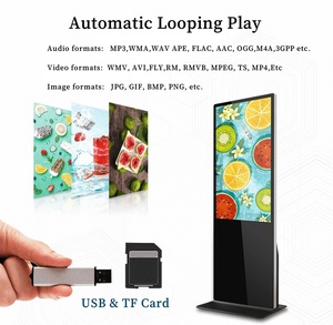 Touch verticale Advertising Machine LCD Display pubblicitario Android Network Floor in piedi pubblicità intelligente - Product Image 6