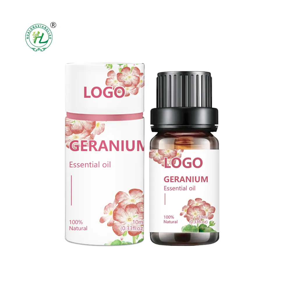 HL- Organic Pelargonium graveolens Oils Supplier, Bulk Egypt Geranium Essential Oil IN Bulk for Aromatherapy Scent Candle Making