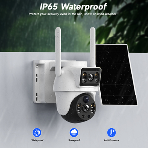 Preço Promocional Câmera Dome BP9 de Lente Dupla com App V380, Detecção Humanoide PIR, Controle PTZ 360 Graus, Câmera Solar com Cartão Sim 4G - Product Image 3