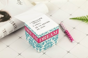Cubo de papel personalizado de alta calidad, Impresión de logotipo personalizado, notas adhesivas, venta al por mayor - Product Image 6