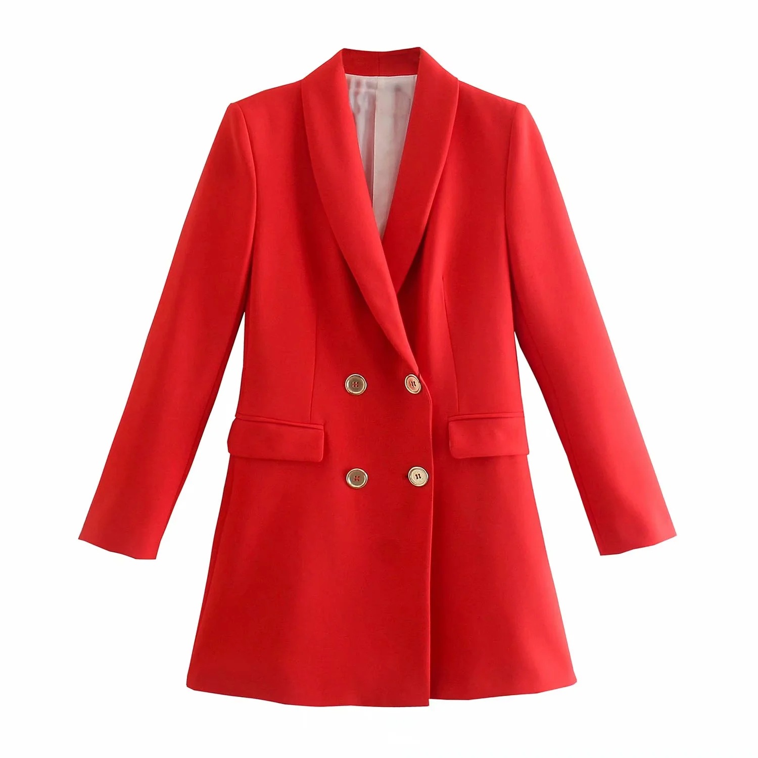 Red with lining