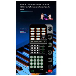 Portable Multifunctional Sound Card Mini Voice Changer Game Live Broadcast Mobile Computer Sound Cards Set - Product Image 6