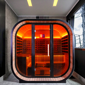 سعر منخفض فاخر في الهواء الطلق خشب الأرز/شجرة التنوب الطيف الكامل cube ساونا علاج بالضوء الأحمر بالأشعة تحت الحمراء للصحة - Product Image 3